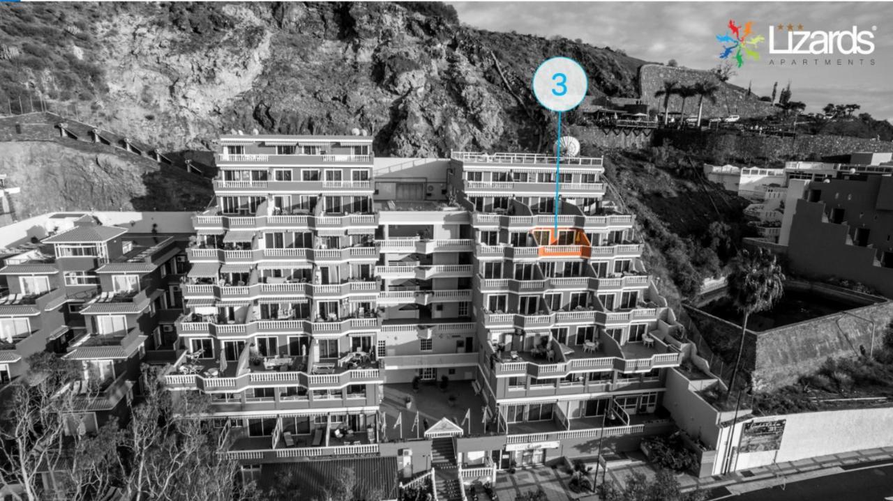 7Lizards - Ocean View Apartments Puerto de Santiago  Rom bilde
