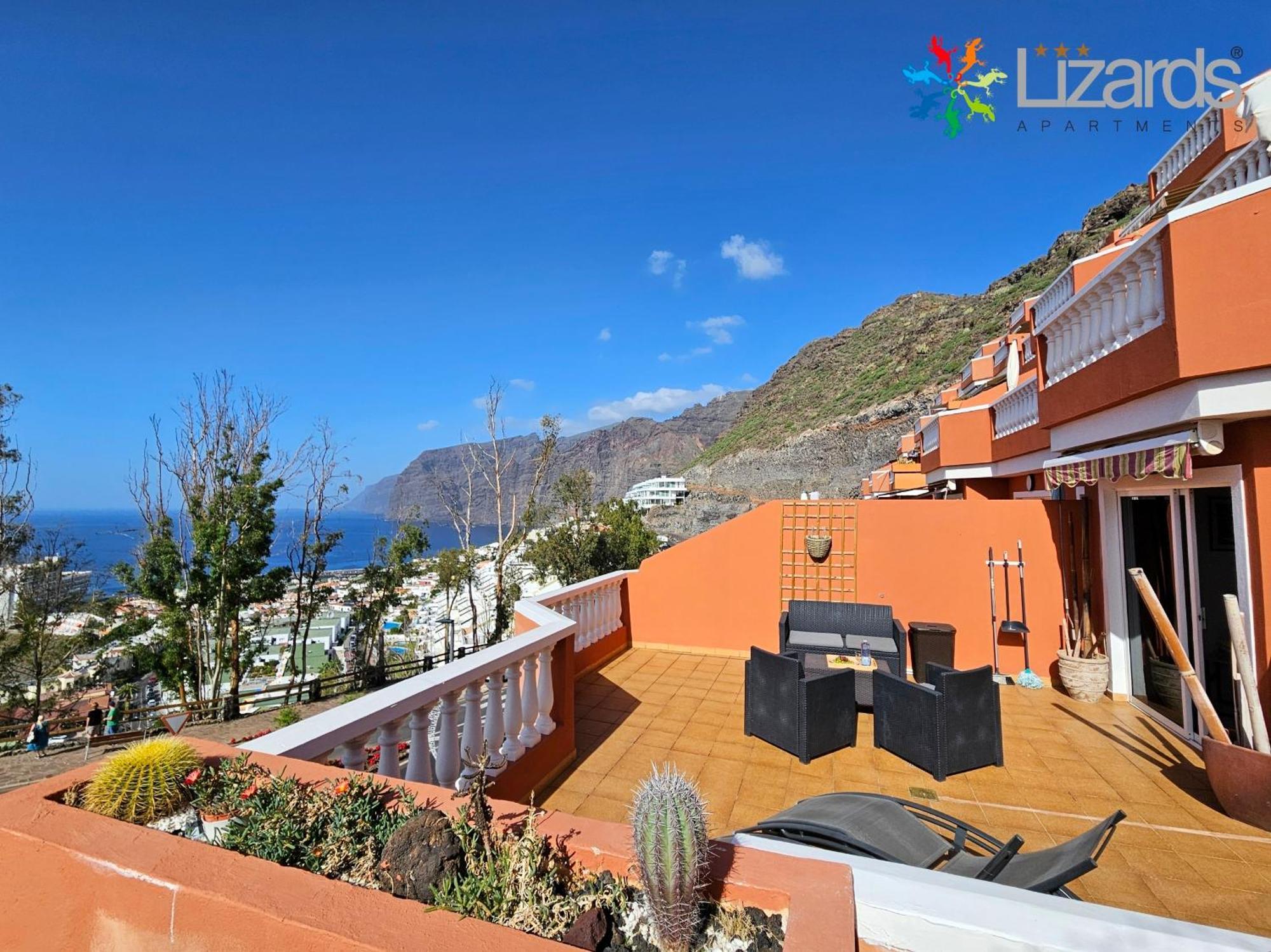7Lizards - Ocean View Apartments Puerto de Santiago  Eksteriør bilde
