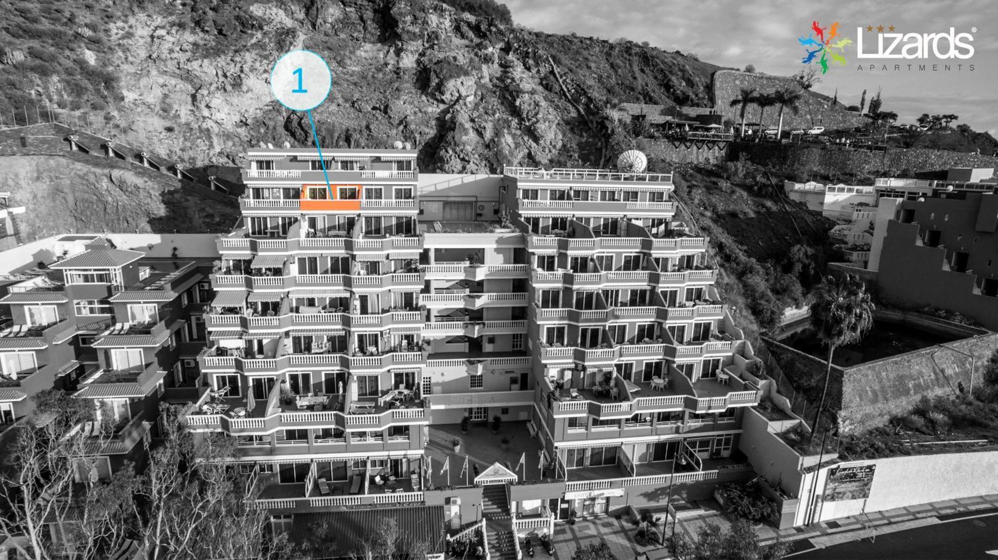 7Lizards - Ocean View Apartments Puerto de Santiago  Rom bilde
